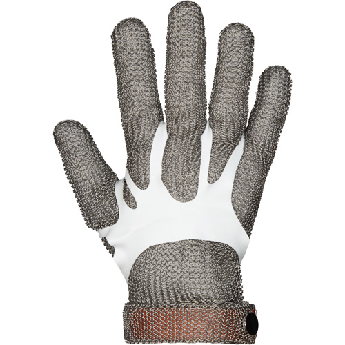 MMG Food Safe Metal Chainmail Gloves, Size 2X-Small, Stainless Steel Shell, ASTM ANSI Level A9 Dufferin Supply