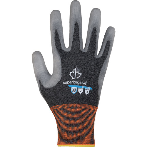 Dexterity Pro S21TAXRPU Cut Protection Gloves, Size 11, 21 Gauge, Polyurethane Coated, Nylon/TenActiv Shell, ASTM ANSI Level A5 Dufferin Supply