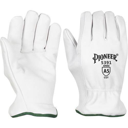 Gants pour conducteurs r&eacute;sistant aux coupures, Petit, Paume en Cuir fleur de ch&egrave;vre Dufferin Supply