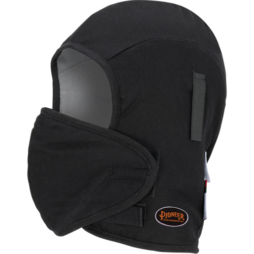 Doublure matelass&eacute;e ignifug&eacute;e Pioneer 766A pour casque de s&eacute;curit&eacute; avec embout buccal amovible, Noir/Gris, Coton/FR-Tech/Modacrylique/Nylon Dufferin Supply