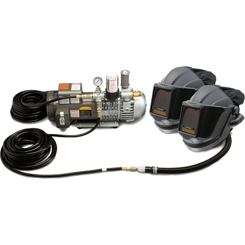 2-Worker MAXSHIELD&reg; Supplied Air Shield & Flip-Front Welding System Dufferin Supply