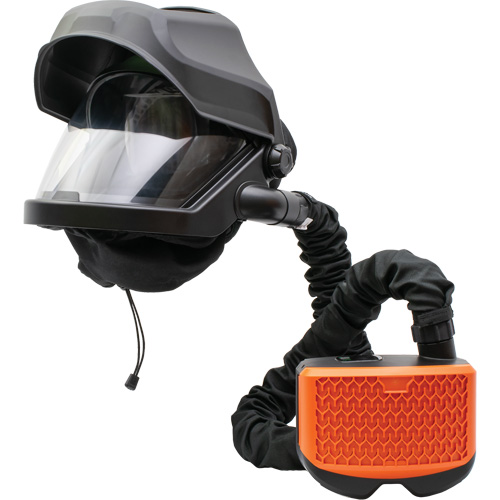 PEAKAIR MAXSHIELD&reg; with Flip-Front & X90VX ADF Blower Kit, Facepiece Respirator, Lithium-Ion Battery Dufferin Supply