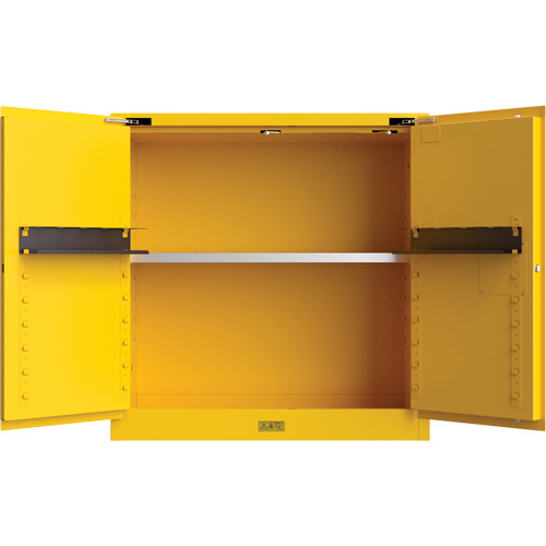 Utili-Guard+ Flammable Safety Cabinet, 30 gal., 1 Door, 43" W x 44" H x 22" D Dufferin Supply