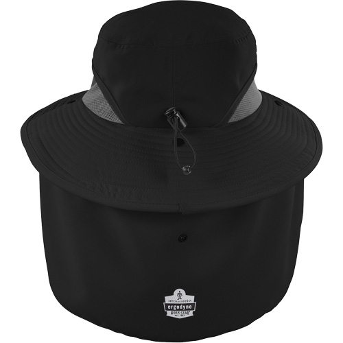 Chill-Its 8934 Ranger Hat with Neck Shade, Large/X-Large, Black Dufferin Supply