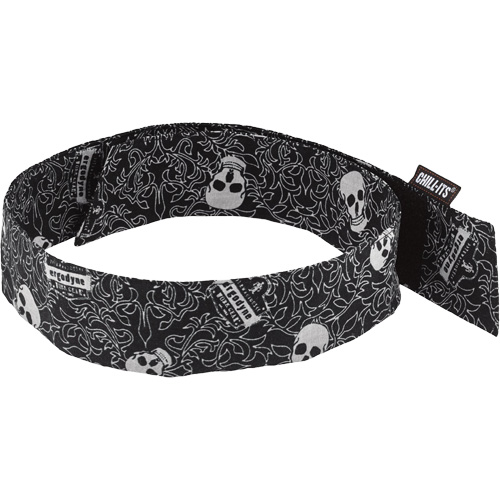 Chill-Its 6705 Cooling Headband with Polymers and Hook & Loop Closure, Multi-Colour Dufferin Supply