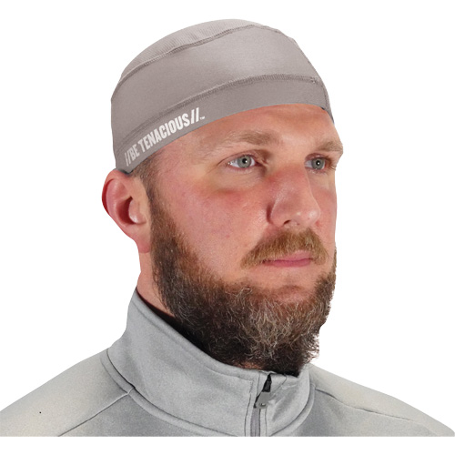 Chill-Its 6632 Performance Knit Cooling Skull Cap, Grey Dufferin Supply