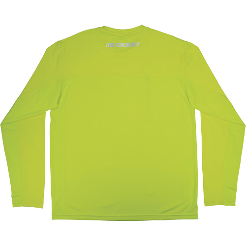 Chill-Its 6689 Cooling Long Sleeve Sun Shirt with UV Protection, High-Visibility Lime-Yellow, Small Dufferin Supply