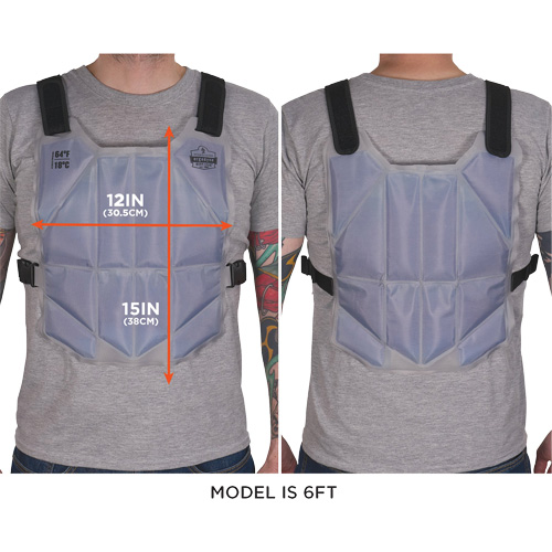 Veste de refroidissement de changement de phase Chill-Its6210, Taille unique, Bleu Dufferin Supply