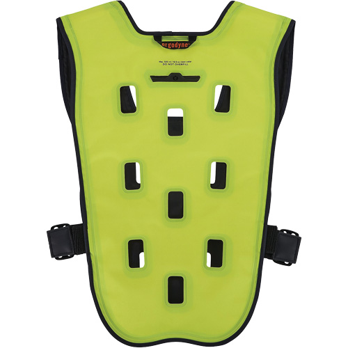 Veste de refroidissement &eacute;vaporatif Chill-Its 6685 avec fermeture &agrave; glissi&egrave;re, 2T-grand/3T-grand, Jaune lime haute visibilit&eacute; Dufferin Supply