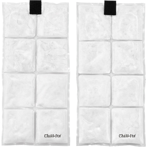 Chill-Its 6260 Lightweight Phase Change Cooling Vest with Rechargeable Packs, Large/X-Large, Orange Dufferin Supply