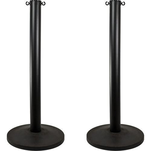 Montant industriel, Hauteur de 37", Noir Dufferin Supply