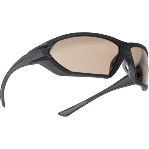 Assault Ballistic Protection Sunglasses, Brown Lens, Anti-Fog/Anti-Scratch, ANSI Z87+ Dufferin Supply