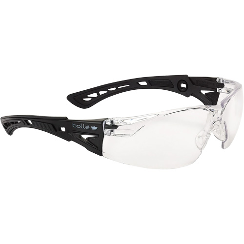 Rush+ Small BSSI Safety Glasses, Clear Lens, Anti-Fog/Anti-Scratch, ANSI Z87+ Dufferin Supply