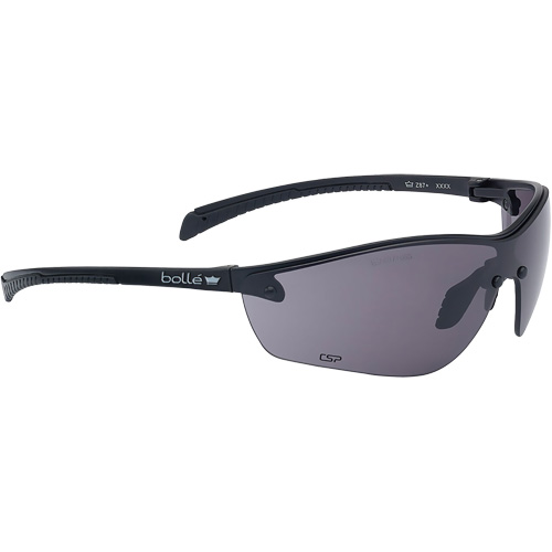 Silium+ BSSI Safety Glasses, Smoke/Grey Lens, Anti-Fog/Anti-Scratch, ANSI Z87+ Dufferin Supply