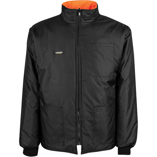High-Visibility 7-in-1 Jacket, Polyester, High Visibility Orange, 5X-Large Dufferin Supply