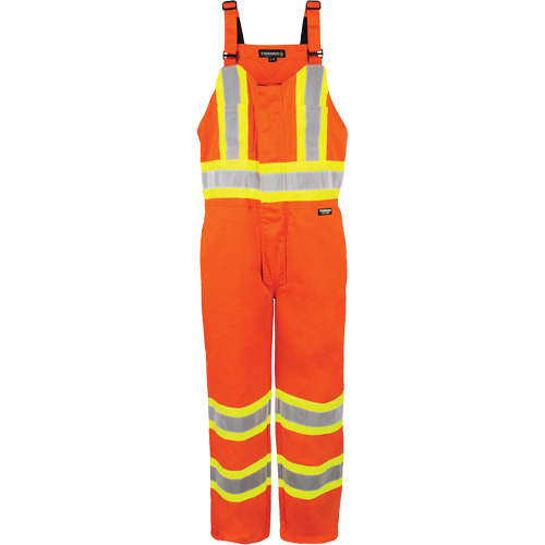High-Visibility Unlined Overalls, X-Small, High Visibility Orange Dufferin Supply