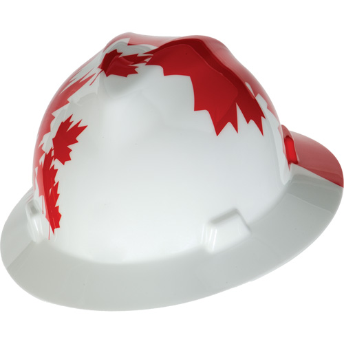 Casque de protection V-Gard &agrave; fentes s&eacute;rie Canadian Freedom, Suspension Rochet, Non ventil&eacute; Dufferin Supply