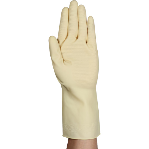 Gants naturels et l&eacute;gers AlphaTec 87-137, Taille 10, 11,8" lo, Latex de caoutchouc, 16 mils Dufferin Supply