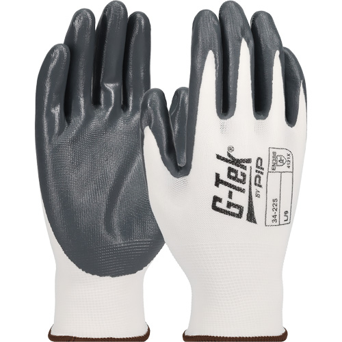 G-Tek&reg; Economy Seamless Knit Glove, X-Large, Nitrile Coating, 13 Gauge, Nylon Shell Dufferin Supply