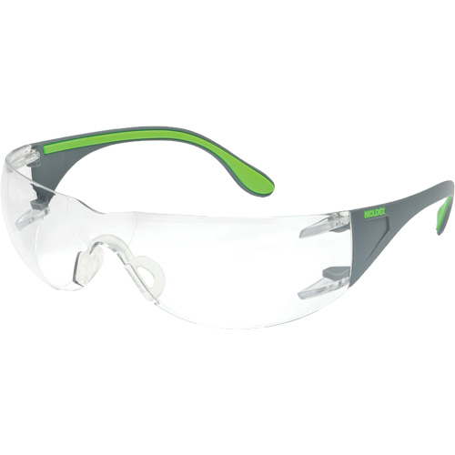 Lunettes de s&eacute;curit&eacute; gris/vert Adapt Lite, Lentille Transparent, Antibu&eacute;e/Anti-&eacute;gratignures, ANSI Z87+/R&eacute;pond ou surpasse la norme CSA Z94.3 Dufferin Supply