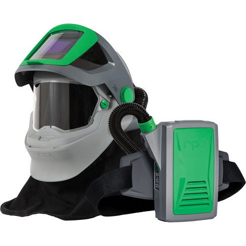 Z4&reg; Welding Respirator with FR Shoulder Cape & PX5&reg; PAPR, Facepiece Respirator/Welding Helmet Dufferin Supply