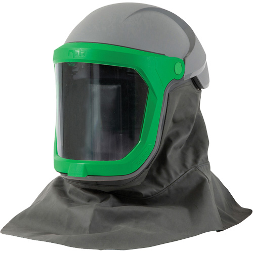 RPB Z-Link Respirator with Safety Lens & Shoulder Cape, Facepiece Respirator/Welding Helmet Dufferin Supply