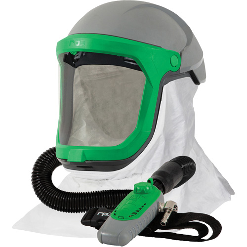 Z-Link Respirator with Tychem 4000 Shoulder Cape & C40, Facepiece Respirator/Welding Helmet Dufferin Supply