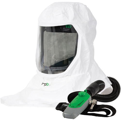 T-Link Respirator with Bump Cap, Breathing Tube & C40, Loose Fitting Hood & Faceshield Dufferin Supply
