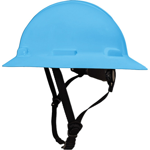 LIDGUARD&reg; Full Brim Hardhat with Chinstrap, Meets CSA Type 1, Ratchet Suspension, Vented Dufferin Supply