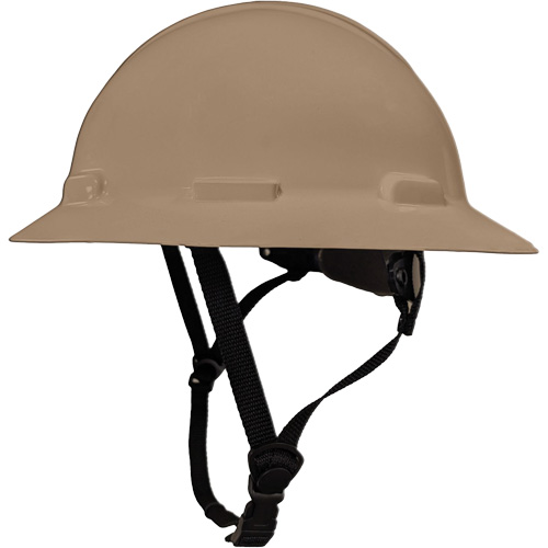 LIDGUARD&reg; Full Brim Hardhat with Chinstrap, Meets CSA Type 1, Ratchet Suspension, Vented Dufferin Supply