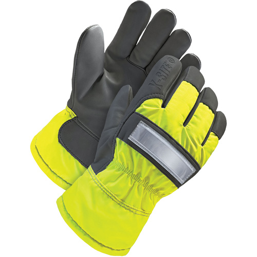 High-Visibility Fitter's Glove, Medium, Grain Goatskin Palm, Thinsulate Inner Lining Dufferin Supply