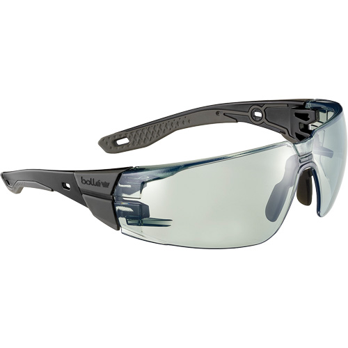 RUSH+ 2.0 M/L Safety Glasses with Black & Grey Frame, Grey/IR 1.7 Lens, Anti-Fog/Anti-Scratch, ANSI Z87+ Dufferin Supply