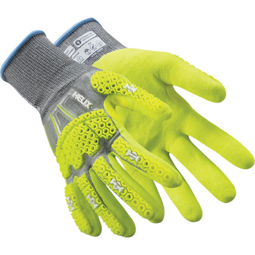 Helix&reg; 3014IMP Impact Gloves, 2X-Small/5, HPPE Palm, Elastic/Knit Wrist Cuff Dufferin Supply