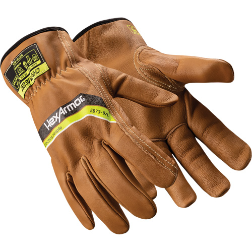 Gants homologu&eacute;s contre les arcs &eacute;lectriques Chrome SLT 5073, 9/Grand, 45 cal/cm², Niveau 4 Dufferin Supply