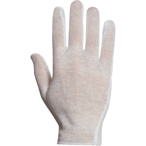 Superior&reg; ML40 Inspection Glove, Poly/Cotton, Hemmed Cuff, One Size Dufferin Supply