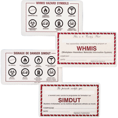 WHMIS Wallet Cards Dufferin Supply