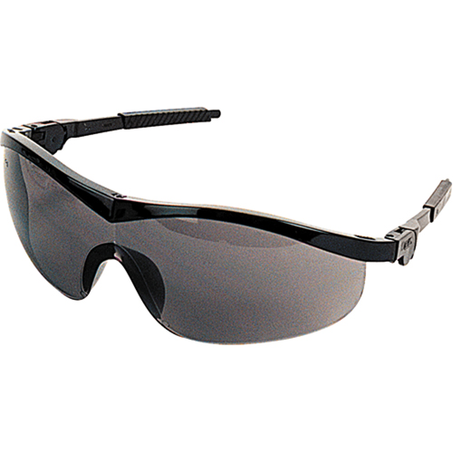 Storm&reg; Safety Glasses, Grey/Smoke Lens, Anti-Scratch, ANSI Z87+ Dufferin Supply