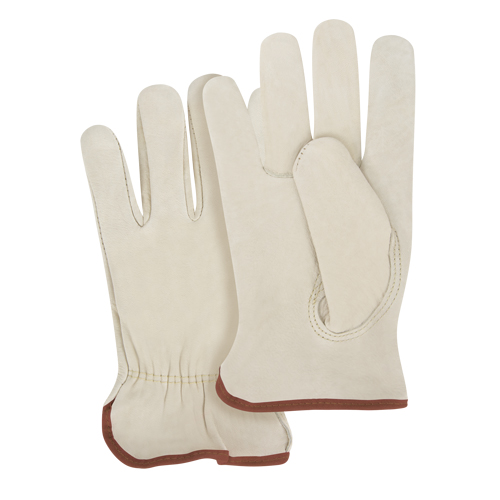 Gants pour conducteurs &agrave; ajustement serr&eacute;, Grand, Paume en Cuir fleur de vache Dufferin Supply