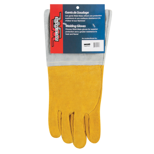 Superior Fit TIG Welding Gloves, Split Deerskin, Size Large Dufferin Supply