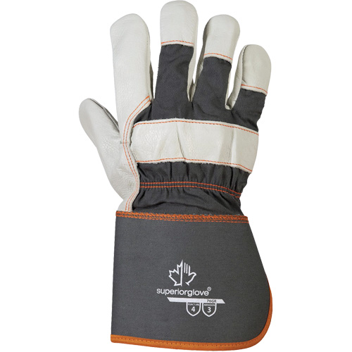 Endura&reg; Fitters Work Gloves, One Size, Grain Cowhide Palm, Cotton Inner Lining Dufferin Supply