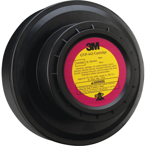 Cartouche pour appareils de protection respiratoire (APR) &agrave; &eacute;puration d'air motoris&eacute;, Gaz acide/Vapeur organique, Paquet de 1 Dufferin Supply