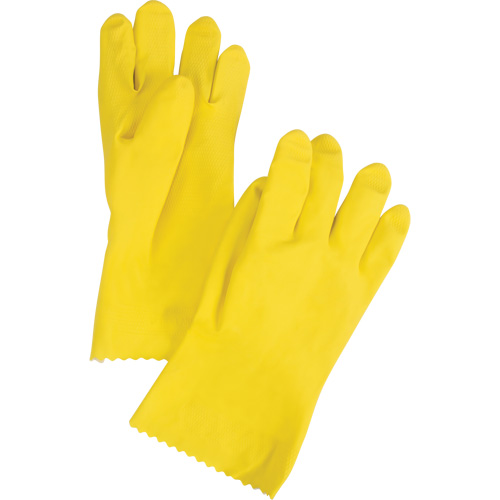 ChemStop Gloves, Size Small/7, 12" L, Latex, Flock-Lined Inner Lining, 16-mil Dufferin Supply