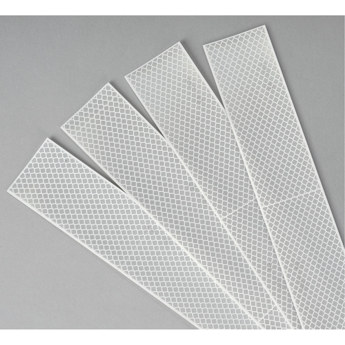 3M Scotchlite Diamond Grade Conspicuity Sheeting Series 983, 2" W x 12" L, White Dufferin Supply