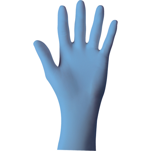 N-Dex&reg; 6005PF Gloves, Medium, Nitrile, 4-mil, Powder-Free, Blue Dufferin Supply