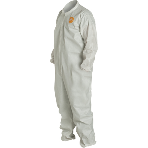 ProShield&reg; 60 Coveralls, Small, White, Microporous Dufferin Supply