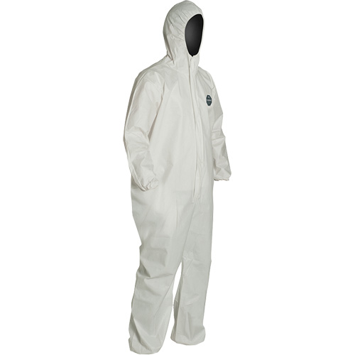 ProShield&reg; 60 Coveralls, Small, White, Microporous Dufferin Supply