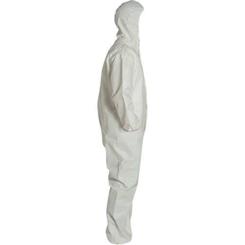 ProShield&reg; 60 Coveralls, Small, White, Microporous Dufferin Supply