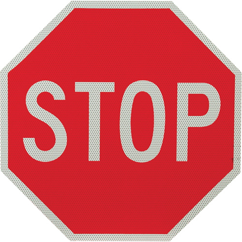Double-Sided "Stop/Slow" Traffic Control Sign, 18" x 18", Aluminum, English Dufferin Supply