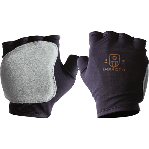 Gants antichocs sans doigts, main droite, T-petit, Paume en Cuir refendu, Poignet &agrave; enfiler Dufferin Supply