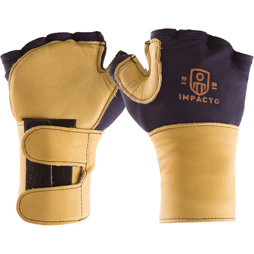 Gants de protection sup&eacute;rieure contre les impacts & les microtraumarismes r&eacute;p&eacute;t&eacute;s, main droite, Taille T-petit, Paume Cuir fleur Dufferin Supply